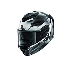 Cati integrale Casca casca cu fata intreaga SHARK SPARTAN GT CARBON SHESTTER culoare alb/gri/negru marime S unisex SHARK HE7005E-DWW-S