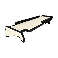 Raft interior cabina ofer Raftul cabinei cabina larga XXL lung Panou LED lumina alba sertar suplimentar sub blatul mesei lung culoare: sampanie serie: ELEGANCE MAN F-CORE F-CORE FT14 CHAMP