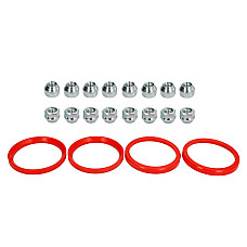 Trusa de montare a jantei de aliaj Fitting kit R 76x641 N M12x15 K19 OPEN 1 kit / 4 wheels - B/N qty 16 MAK MAK 8000000304