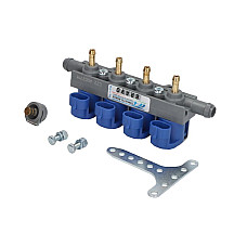 Rampa injector GPL LPG injection rail number of cylinders 4 pcs TOMASETTO IT01 TOMASETTO LPG IRAT1504