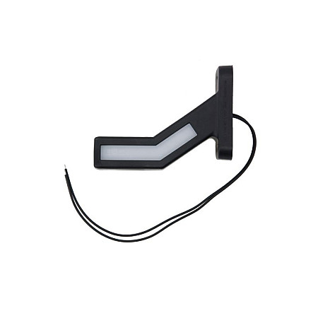 Lampa gabarit Outline marker lights L red/white LED surface hose length 240 on medium-long arm 12/24V type: neon WAS 1168L W168.2