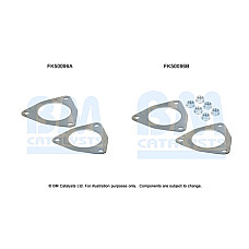Set montare, sistem de esapament Element de montare a sistemului de evacuare kit de montare OPEL SIGNUM VECTRA C VECTRA C GTS SAAB 9-3 9-3X 1.9D 04.04-02.15 BM CATALYSTS FK50096B
