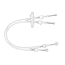 Cablu shimbator viteze Gearshift level cable FIAT DOBLO DOBLO CARGO OPEL COMBO TOUR COMBO/MINIVAN 1.3D 06.04- OE FIAT 55221508
