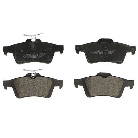 Set placute de frana Spate VOLVO C30 C70 II S40 II V40 V50 FORD C-MAX II FOCUS III GRAND C-MAX KUGA II TOURNEO CONNECT V408 NADWOZIE WIELKO 1.0-Electric 12.03- BRECK 25212 00 702 00