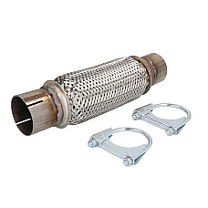 Tub flexibil sistem de esapament Amortizor de vibratii al sistemului de evacuare 55x200 pentru montarea rapida cu o clema JMJ JMJ 55X200S