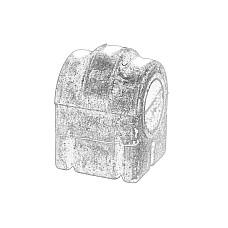 Bucsa, bara stabilizatoare Stabilizer bar bushing front L/R 245mm FORD GALAXY III MONDEO V S-MAX FORD USA FUSION 1.0-2.7 09.12- OE FORD 1825368