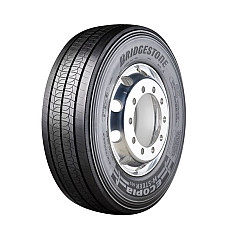 Anvelopa ax fata LKW 13506 Ecopia H-Steer 002 BRIDGESTONE Anvelopa camion Autostrada Directie M+S 3PMSF 156/150L etichete: Din data de 01.05.2021: eficienta combustibil - A aderenta pe teren umed - B clasa de m BRIDGESTONE 315/70R22.5 CBR ECOHS2