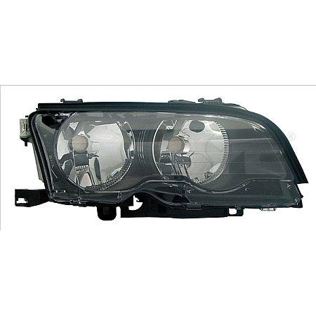 Far Lampa frontala Dreapta H7/H7 electric cu motor culoare insert: negru BMW 3 E46 TYC TYC 20-0013-01-2