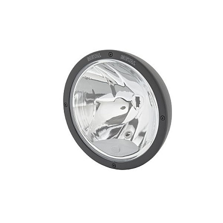 Far faza lunga Farul universal Dreapta/Stanga rotund Luminator-Metal H1/W5W 12/24V latime 222mm inaltime 222mm diametru 2244mm adancime: 130mm transparent metal negru Lampi de pozitie HELLA 1F8007 560-301