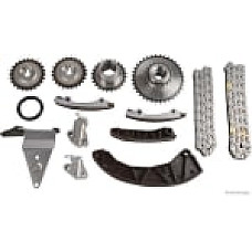 Chit lant de distributie Timing set chain + sprocket  HYUNDAI ACCENT III ACCENT IV ELANTRA IV ELANTRA V GETZ I10 I I20 I I30 I40 I I40 I CW IX20 IX35 MATRIX KIA CARENS III CARENS IV 1.1D-1.7D 12.04- HERTH+BUSS JAKOPARTS J1190502