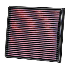 Panou de filtrare (cartus) Sports air filter - Panel Square dl.: 252mm szer.: 235mm wys.:35mm  ISUZU D-MAX I D-MAX II D-MAX III 1.9D/2.5D/3.0D 05.02- K&amp;N FILTERS 33-3002