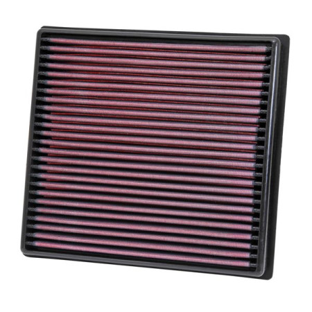 Panou de filtrare (cartus) Sports air filter - Panel Square dl.: 252mm szer.: 235mm wys.:35mm  ISUZU D-MAX I D-MAX II D-MAX III 1.9D/2.5D/3.0D 05.02- K&amp;N FILTERS 33-3002