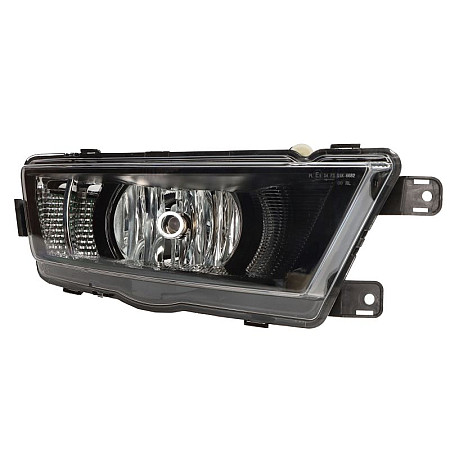 Lumini de zi Lampa de ceata Dreapta H8/LED cu lumini de zi negru SKODA RAPID 05.15-12.18 ZKW 1062.102.0099
