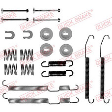 Set accesorii, saboti frana parcare Set de montaj pantofi de frana SUBARU FORESTER IMPREZA LEGACY I LEGACY II LEGACY OUTBACK 1.6-2.5 01.89-05.08 QUICK BRAKE QB105-0075