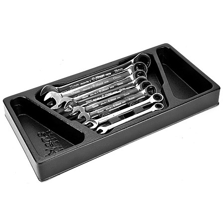 Unelte (inserturi) pentru carucioare Introduceti tava cu instrumente pentru carucior setul de instrumente 8 szt. dimensiune cartus: 190x380 mm HANS TT-32