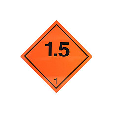 Semn de avertizare Warning/information boardWarning/information board ADR 15 1pcs CARGOPARTS CARGO-T076/T