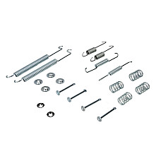 Set accesorii, sabot de frana Set de montaj pantofi de frana LUCAS PEUGEOT 405 II 406 RENAULT ESPACE III 1.4-2.2D 06.92-06.04 QUICK BRAKE QB105-0756