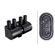 Bobina de inductie DAEWOO EVANDA KALOS LACETTI LANOS NUBIRA TACUMA / REZZO OPEL ANTARA A 1.2-2.4LPG 05.97- HELLA 5DA358 057-031