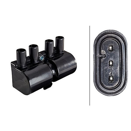 Bobina de inductie DAEWOO EVANDA KALOS LACETTI LANOS NUBIRA TACUMA / REZZO OPEL ANTARA A 1.2-2.4LPG 05.97- HELLA 5DA358 057-031