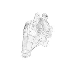 Suport motor Engine mount R top CITROEN C4 GRAND PICASSO II C4 II C4 PICASSO II C4 SPACETOURER C5 AIRCROSS GRAND C4 SPACETOURER JUMPY III SPACETOURER PEUGEOT 3008 308 II 1.5D/1.6/2.0D 06.09- OE PEUGEOT 9816339580