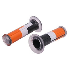 Miner Grips ghidon diametru 22 24mm lungime 120mm Culoare drum negru rosu alb Harri's buc ARIETE 01687 BON