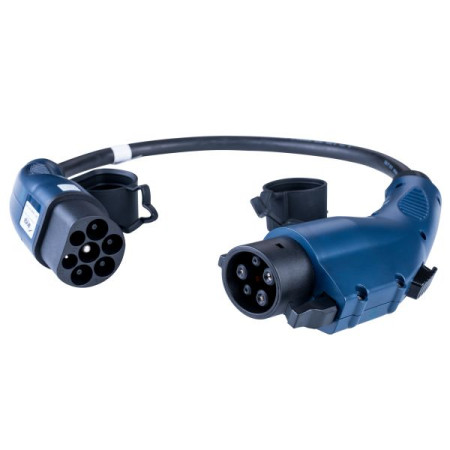 Cablu de incarcare, vehicul electric EV charging cable straight Akyga phases quantity: 1 plug type: 1 05m 74kW 32A 6mm neagra/navy blue with protective plug with a cover CHEVROLET BOLT SPARK VOLT 1ET25-ZD 01.98- AKYGA AK-EC-10