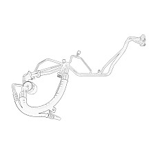 Conducta inalta presiune,aer conditionat Air conditioning hose/pipe high pressure CITROEN C2 C3 I C3 PLURIEL 1.1-1.6D 02.02- OE PEUGEOT 647794