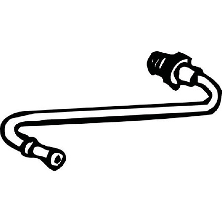 Conducta de presiune, senzor de presiune (filtru particule) Furtun de presiune a filtrului de particule diesel BOSAL BOS000-076