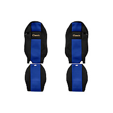 Husa scaun Huse pentru scaune Classic albastru material velours serie CLASSIC centura de siguranta a pasagerului asamblata in scaun centura de siguranta a soferului asamblata in scaun scaune cu tetiere int F-CORE F-CORE PS24 BLUE