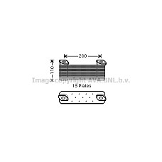 Radiator ulei, ulei motor Radiator ulei 78x105x258mm MERCEDES AXOR AXOR 2 CITARO O 530 CONECTO O 345 MK O 304 O 340 O 403 O 404 SK TOURISMO O 350 OM356.940-OM457.981 07.87- HIGHWAY 30033010HW