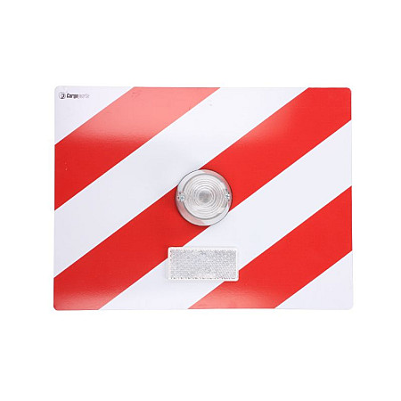 Semn de avertizare Oversize distinctive board 1pcs front left side with a white lamp 30cm x 40cm CARGOPARTS CARGO-T014