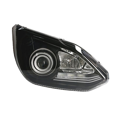 Far Headlamp R Bi-Xenon/H15/LED insert colour: neagra  SETRA 500 01.12- TRUCKLIGHT HL-SE002R