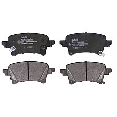 Set placute frana,frana disc Brake pads set rear JEEP GLADIATOR 3.0D/3.6 04.19- DELPHI LP3853