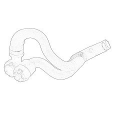 Furtun, schimbator de caldura (incalzire) Heater hose OPEL ASTRA H ASTRA H GTC ASTRA H/KOMBI ZAFIRA B ZAFIRA B/MINIVAN 1.7D 02.07-04.15 OE OPEL 68 18 639