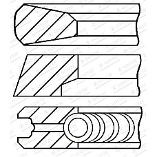 Set segmenti piston Inele de 130mm STD 3 35 4 SCANIA IRIZAR K K BUS OMNIEXPRESS PGRT MOXY MT DC09.108-DC9.39 01.01- GOETZE 08-445200-00
