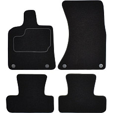 Covoras podea textil Floor mats Velours 4 pcs front/rear set colour neagra AUDI Q5 10.08-05.17 Off-road / SUV MAMMOOTH MMT A041 AUD230 PRM 01