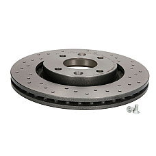 Disc frana Brake disc BREMBO Xtra 1pcs Drilled front  L/R outer diameter 266 mm thickness 22 mm DS DS 3 CITROEN BERLINGO BERLINGO/MINIVAN C2 C2 ENTERPRISE 1.0-Electric 06.96- BREMBO 09.8695.1X