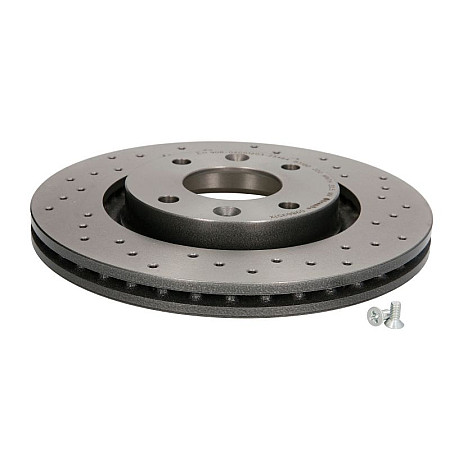 Disc frana Brake disc BREMBO Xtra 1pcs Drilled front  L/R outer diameter 266 mm thickness 22 mm DS DS 3 CITROEN BERLINGO BERLINGO/MINIVAN C2 C2 ENTERPRISE 1.0-Electric 06.96- BREMBO 09.8695.1X