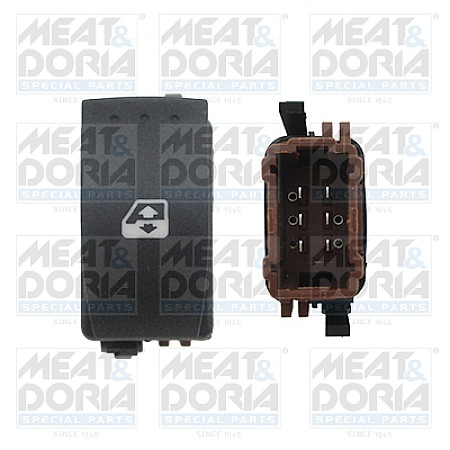 Comutator,macara geam Comutator macara geam Fata Dreapta NISSAN PRIMASTAR 1.9D-2.5D 03.01- MEAT &amp; DORIA MD26106