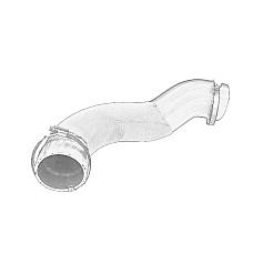 Conducta radiator ulei Furtun intercooler Dreapta diametru 65mm lungime 310mm fund necesita verificare VIN VOLVO S60 II S80 II V60 I V70 III XC60 I XC70 II 2.4D/2.4DH 08.07-05.18 OE VOLVO 31370488