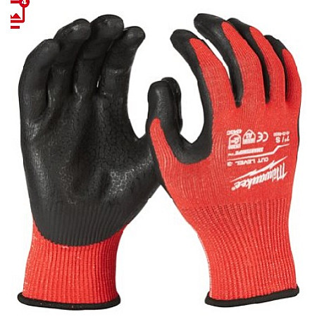 Protectia mainilor  Manusi de protectie marime 8/M cantitate per impachetare: 1 pereche culoare Rosu MILWAUKEE 4932471416