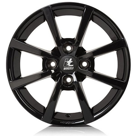 Janta aliaj PKW Verificati kit-ul de montare al jantei 65x17 4x108 CH 634 ET: 37 Janta aluminiu ITWHEELS Alisia Negru lucios ITWHEELS ITW4711122