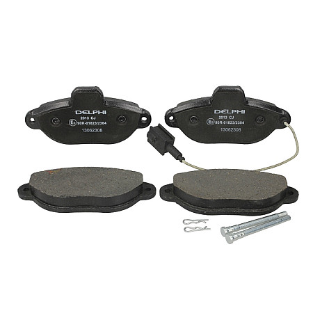 Set placute de frana Fata FIAT 500 PANDA PUNTO SEICENTO / 600 FORD KA 0.9-1.4CNG 11.97- DELPHI LP2013