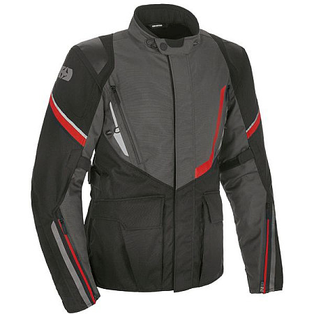 Jachete textil touring OXFORD MONTREAL 40 culoare negru gri rosu marimea 5XL TM2011035XL OX