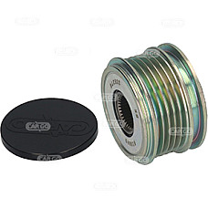 Fulie, alternator Alternator pulley 57x42 number of ribs: 5  TOYOTA AVENSIS COROLLA COROLLA VERSO DYNA HIACE / COMMUTER V HIACE IV HIACE V HILUX VIII LAND CRUISER 90 2.0D-3.0D 08.00- HC-CARGO CAR335276