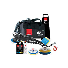Masina de polizat Set de lustruire Big Foot amplitudine oscilatii: 21mm diametru disc 150mm ajustare turatie 3000-4500 rev./min. putere nominala 500W tensiune: 230V in set: accesorii sac RUPES 3201518L
