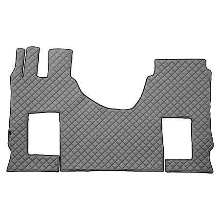 Covor compartiment picioare F-CORE pe intregul etaj scaun pneumatic pentru pasageri cantitate in set 1 szt. material - piele matlasata eko culoare - gri cabina lata 250 cm MERCEDES ACTROS MP4 / MP5 07.11- F-CORE F-CORE FL32 GRAY