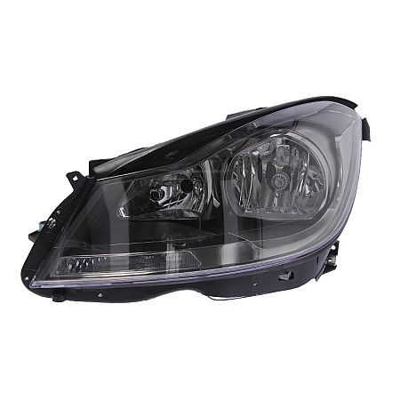 Far Lampa frontala Stanga H7/H7 electric cu motor culoare insert: negru MERCEDES C C204 C W204 C T-MODEL S204 TYC TYC 20-12980-15-2