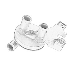Supapa control, agent frigorific = 701819809B incalzirea supapa VW T4 91 - OE VW 701 819 809H