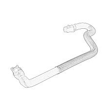 Cuplaj conducta lichid racire Cooling system rubber hose FORD C-MAX II FOCUS III GRAND C-MAX KUGA II 1.6 07.10- OE FORD 5273097